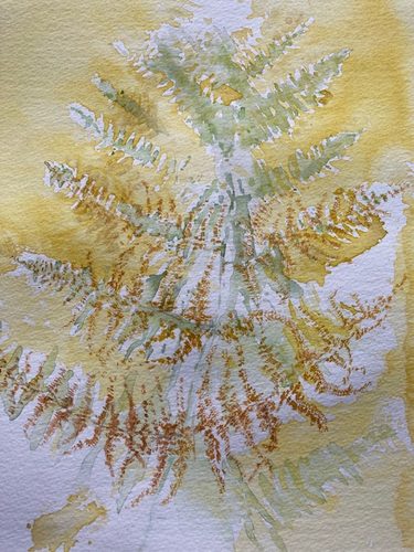 Debbie. Autumn medley 2, watercolour.